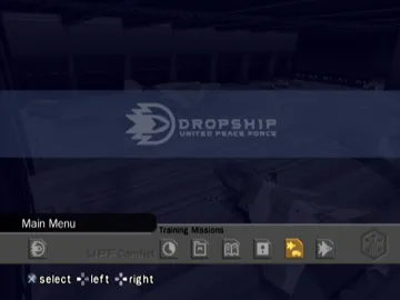 Dropship - United Peace Force screen shot title
